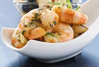 crevette marinée