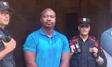 Guy Marius avec la police espagnole