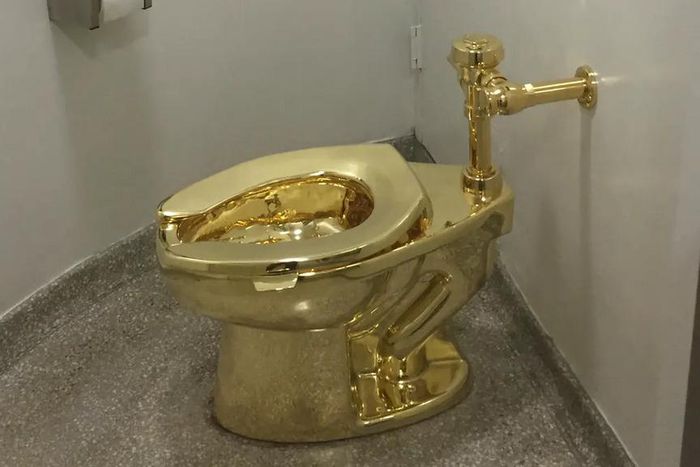 Vol de toilettes en or