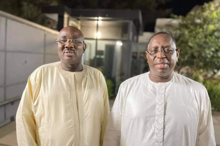 Farba Ngom et Macky Sall