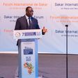 Le président Macky Sall lors de la 7e édition du Forum de la Paix et de la Sécurité en Afrique à Dakar le 6 décembre 2021