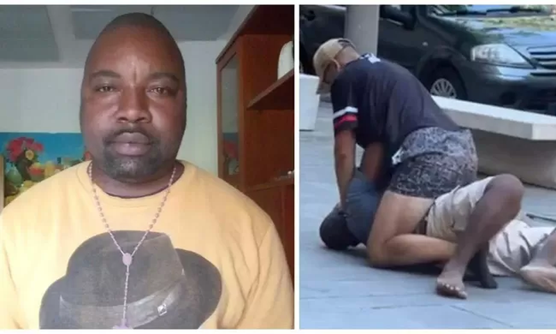 Alika Ogorchukwu a été tué en pleine rue © Twitter