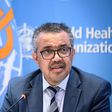 World Health Organization (WHO) Director-General Tedros Adhanom Ghebreyesus speaks during a press conference on December 20, 2021 at the WHO headquarters in Geneva.