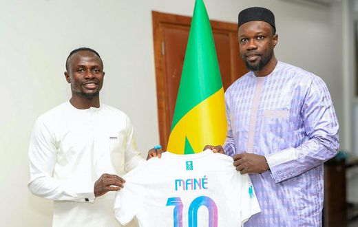 Ousmane Sonko et Sadio Mané