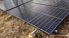 The Curtins wanted to use off-grid features like solar panels and a wood furnace.
