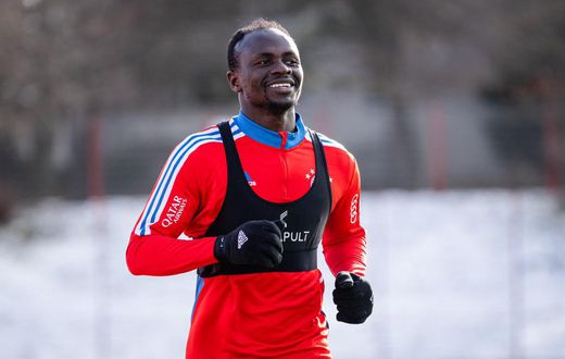 FC Bayern - Sadio Mané s'est entraîné avec le ballon, le 31 janvier 2023