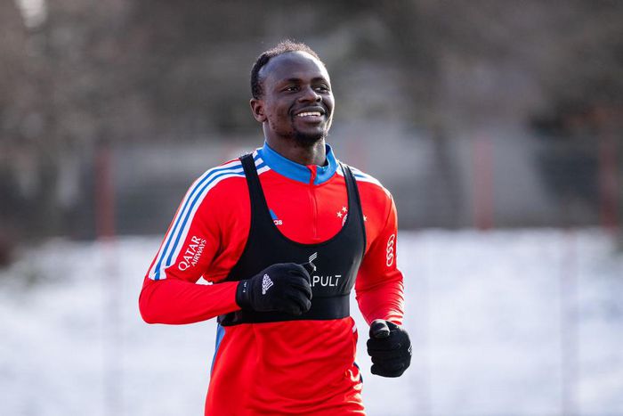 FC Bayern - Sadio Mané s'est entraîné avec le ballon, le 31 janvier 2023