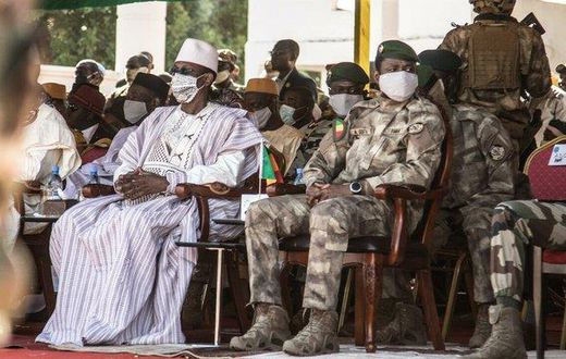 Le Premier ministre malien Choguel Maïga en visite au Burkina Faso