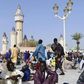 Des fidèles se réunissent dans la grande mosquée de Touba pour la prière du vendredi