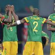 Quelques joueurs de l'équipe nationale du Mali