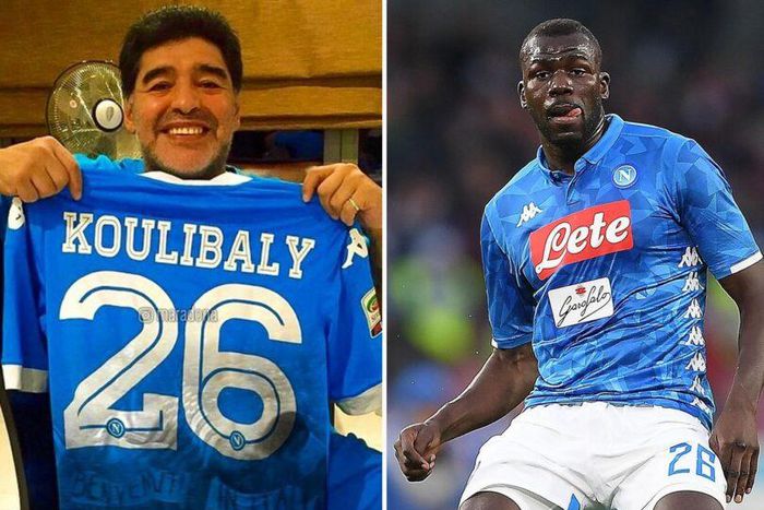 Maradona et Kalidou Koulibaly