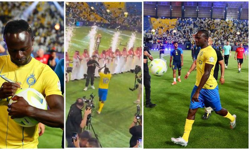 Des milliers de fans sont venus rencontrer Sadio Mane lors de la présentation de l'équipe d'Al Nassr