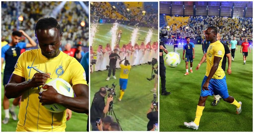 Des milliers de fans sont venus rencontrer Sadio Mane lors de la présentation de l'équipe d'Al Nassr