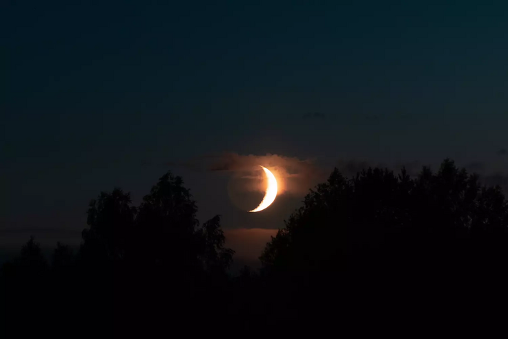 Croissant lunaire (illustration)