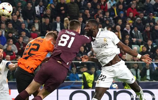 Action du but de Rüdiger à la 95 ème minute