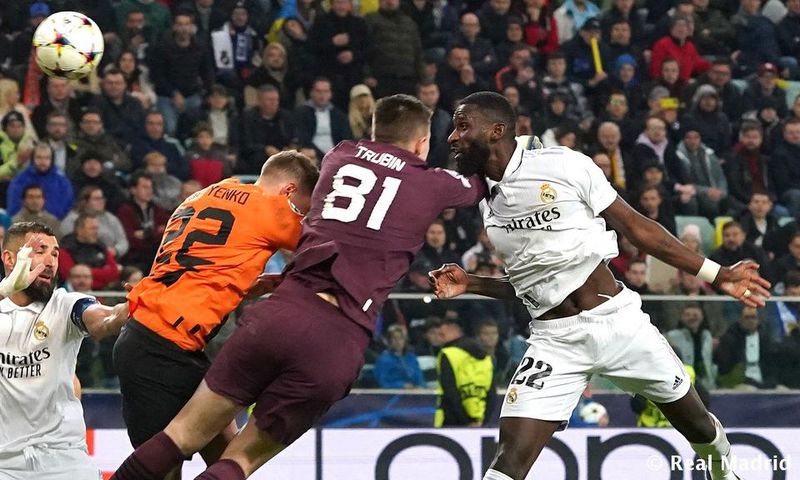 Action du but de Rüdiger à la 95 ème minute