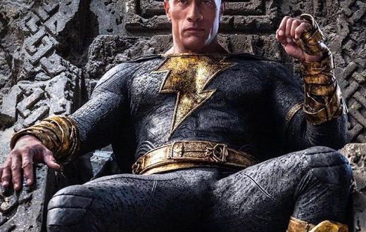 Why does Black Adam destroy the throne?