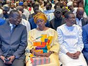 Aminata Touré, Mary Teuw Niane (à droite) et Abdourahmane Diouf (à gauche)