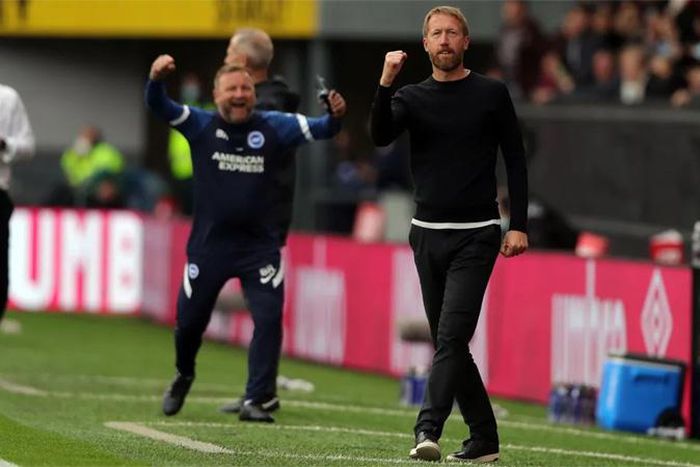 Graham Potter, entraineur de Brighton