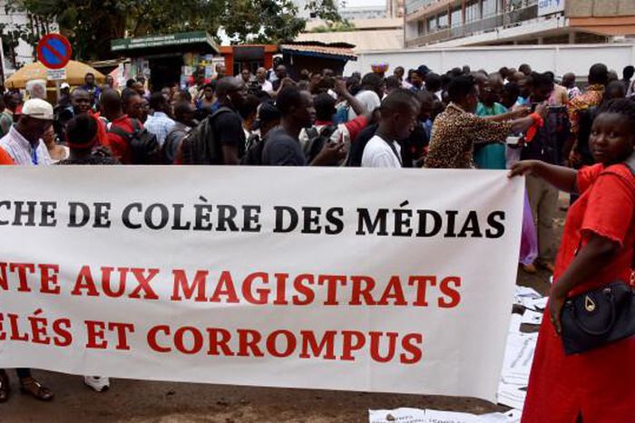 Marche de colere des journalistes en Guinée