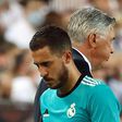 Real Madrid's Eden Hazard started and stayed on the bench in the win over Barcelona on Sunday