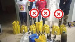 cocktails Molotov saisis à Malika