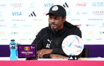 Aliou Cissé en conférence de presse de veille de match face à l'Equateur (Photo FSF)