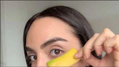 cernes et peau de banane