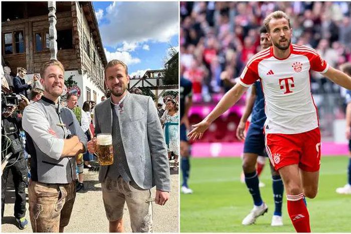 Harry Kane Meets His Lookalike While Celebrating Oktoberfest With Bayern Teammates
