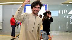 Juan Branco à son arrivée en France, le 8 août 2023