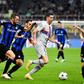 Robert Lewandowski lors d'Inter-Barca, le 12 octobre 2022