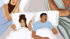 Couple dormant séparément par Haylee Bohm / The Michigan Daily