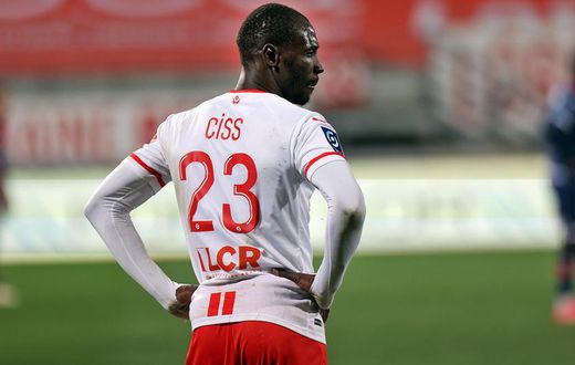 Saliou Ciss sous les couleurs de l'AS Nancy Lorraine