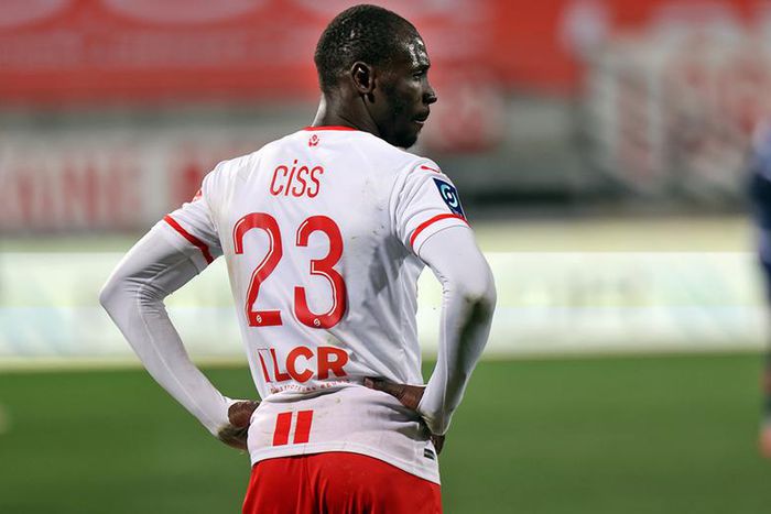Saliou Ciss sous les couleurs de l'AS Nancy Lorraine