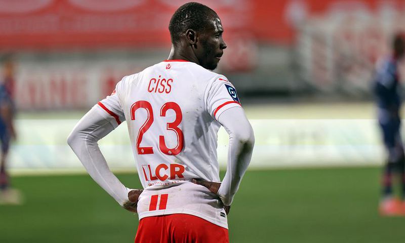 Saliou Ciss sous les couleurs de l'AS Nancy Lorraine