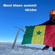 Mouhamed Tounkara sur le Mont-Blanc