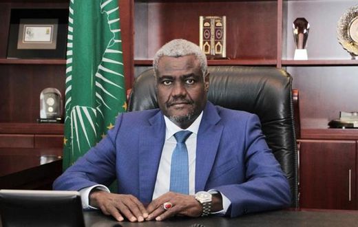 Chairman of the African Union: Moussa Faki Mahamat