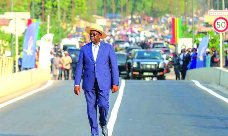 Macky Sall inaugure le Pont de Marsassoum