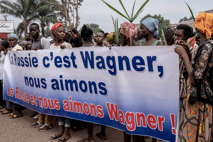 Manifestation en soutien à la Russie