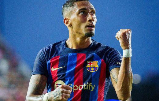Raphinha was the star of the match after he scored one and assisted two goals.