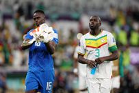 Edouard Mendy et Kalidou Koulibaly lors de la Coupe du monde 2022 au Qatar