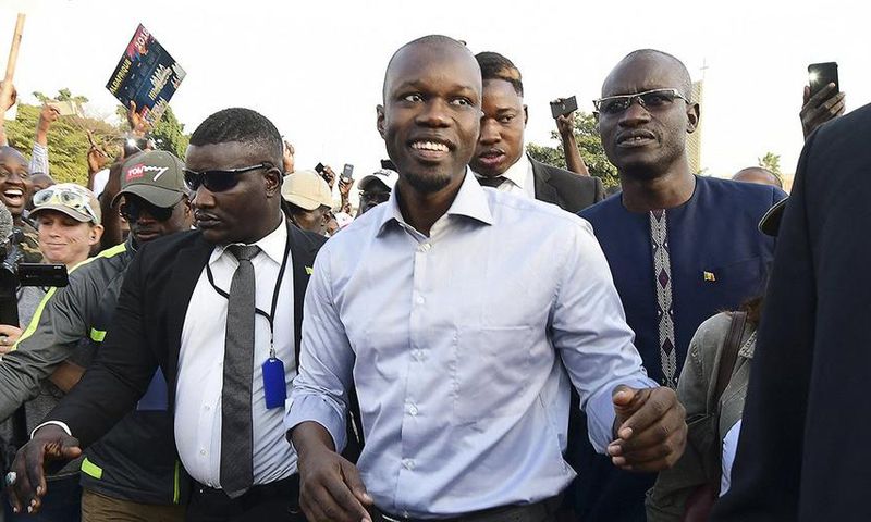 Ousmane Sonko à Dakar, le 19 janvier 2019
