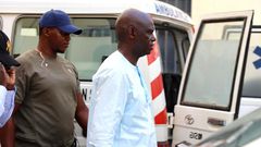 Mansour Faye à l'hopital régional de Stlouis