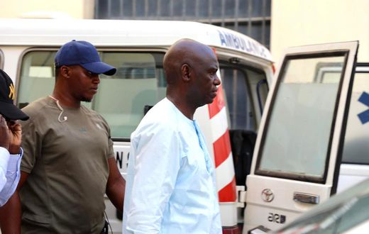 Mansour Faye à l'hopital régional de Stlouis