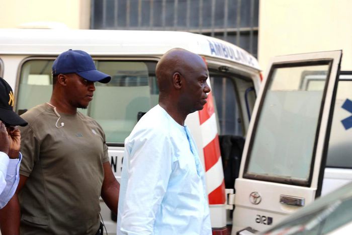 Mansour Faye à l'hopital régional de Stlouis