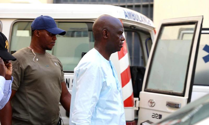 Mansour Faye à l'hopital régional de Stlouis