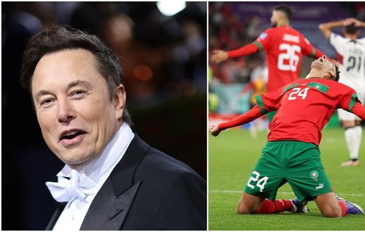 Elon Musk : le propriétaire de Twitter félicite le Maroc après sa victoire éclatante sur le Portugal. Source : Sport Brief.