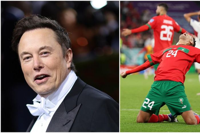 Elon Musk : le propriétaire de Twitter félicite le Maroc après sa victoire éclatante sur le Portugal. Source : Sport Brief.