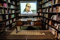 Le bureau de Naguib Mahfouz est l'un des objets exposés dans son musée situé dans le quartier d'Al-Azhar, au Caire, la capitale de l'Égypte.