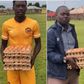 Zambian player receives 5 crates of eggs as Man of the match award